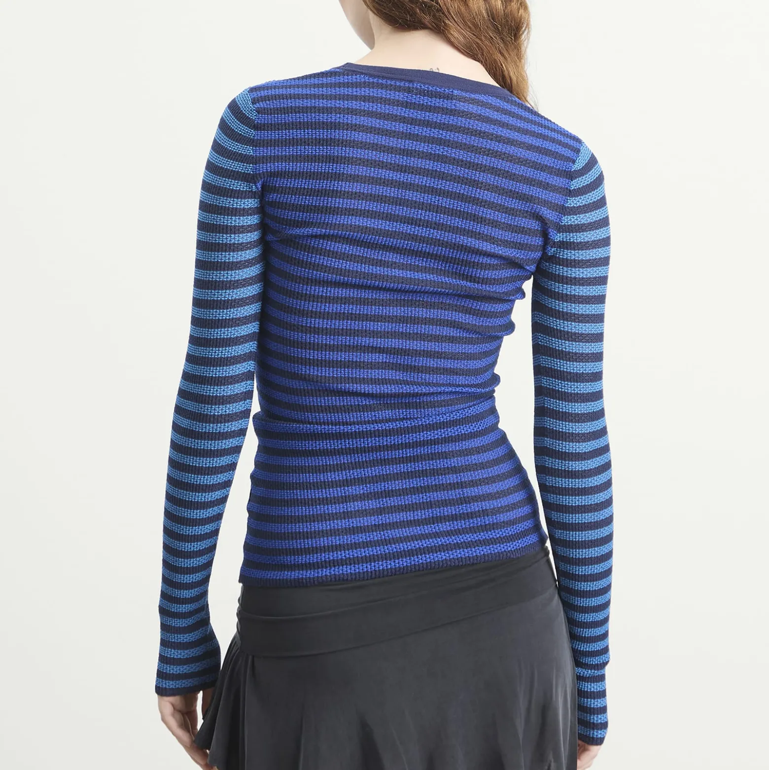 Peachy Den Elise Stripe Long Sleeve Top
