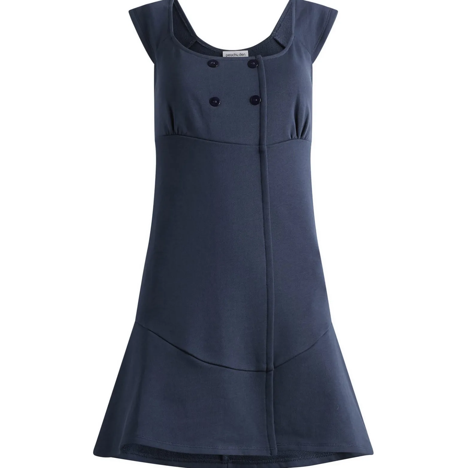 Peachy Den Joni Button Dress