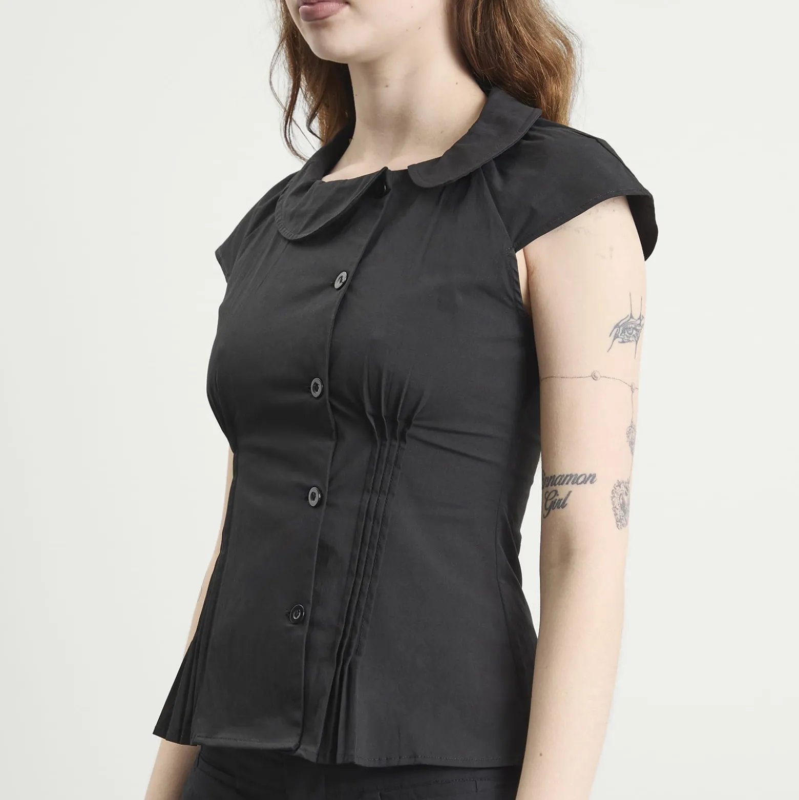 Peachy Den Missy Asymmetric Blouse