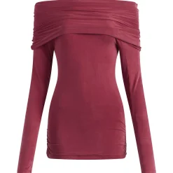 Peachy Den The Kylie Cold Shoulder Top