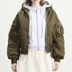 Peachy Den The Penny Flight Jacket
