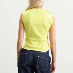 Peachy Den Trixie Sweat Vest Top