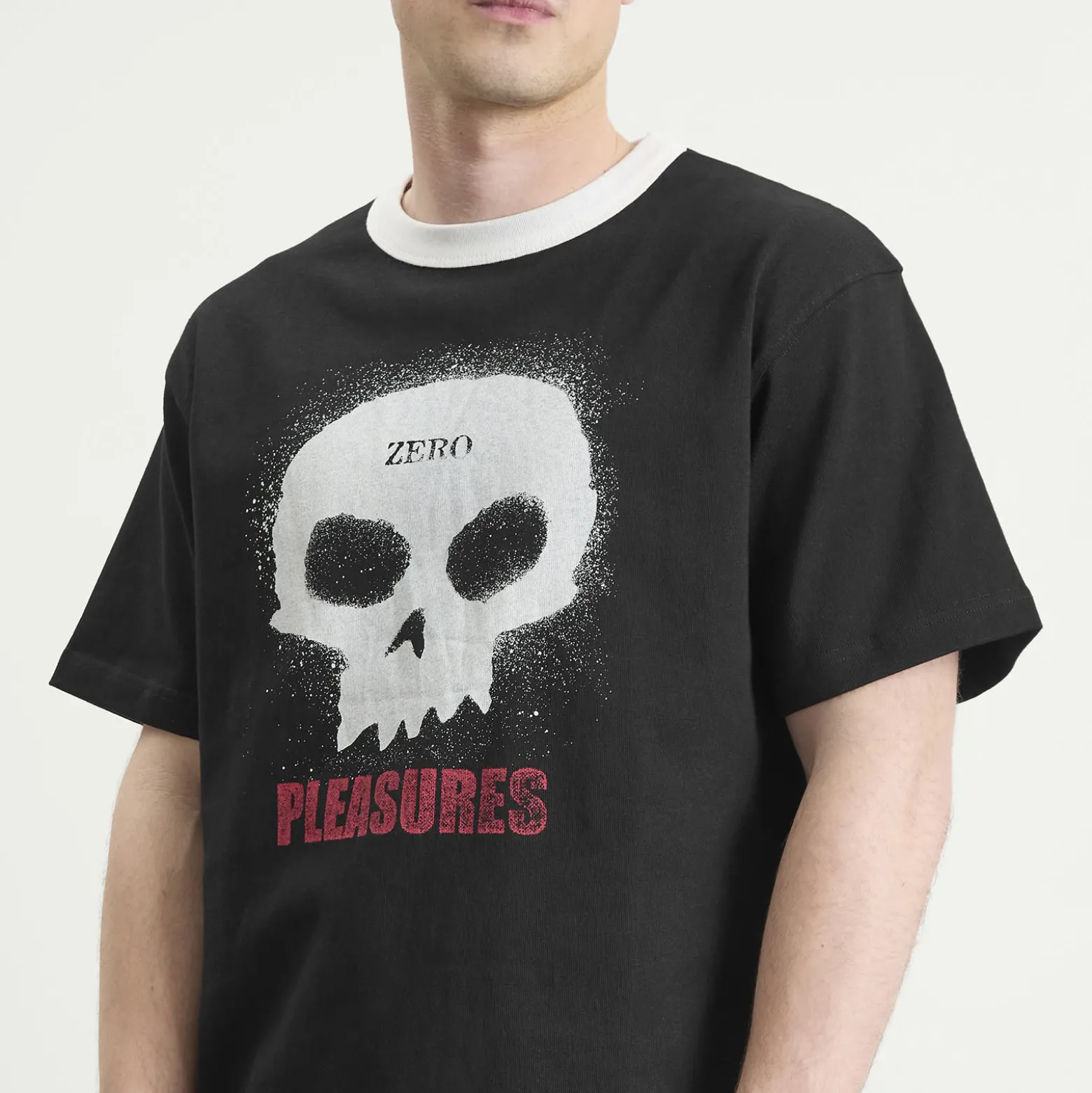 Pleasures x Zero Single Skull Heavyweight T-Shirt