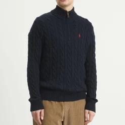 Polo Ralph Lauren Cable Knit Half Zip Jumper