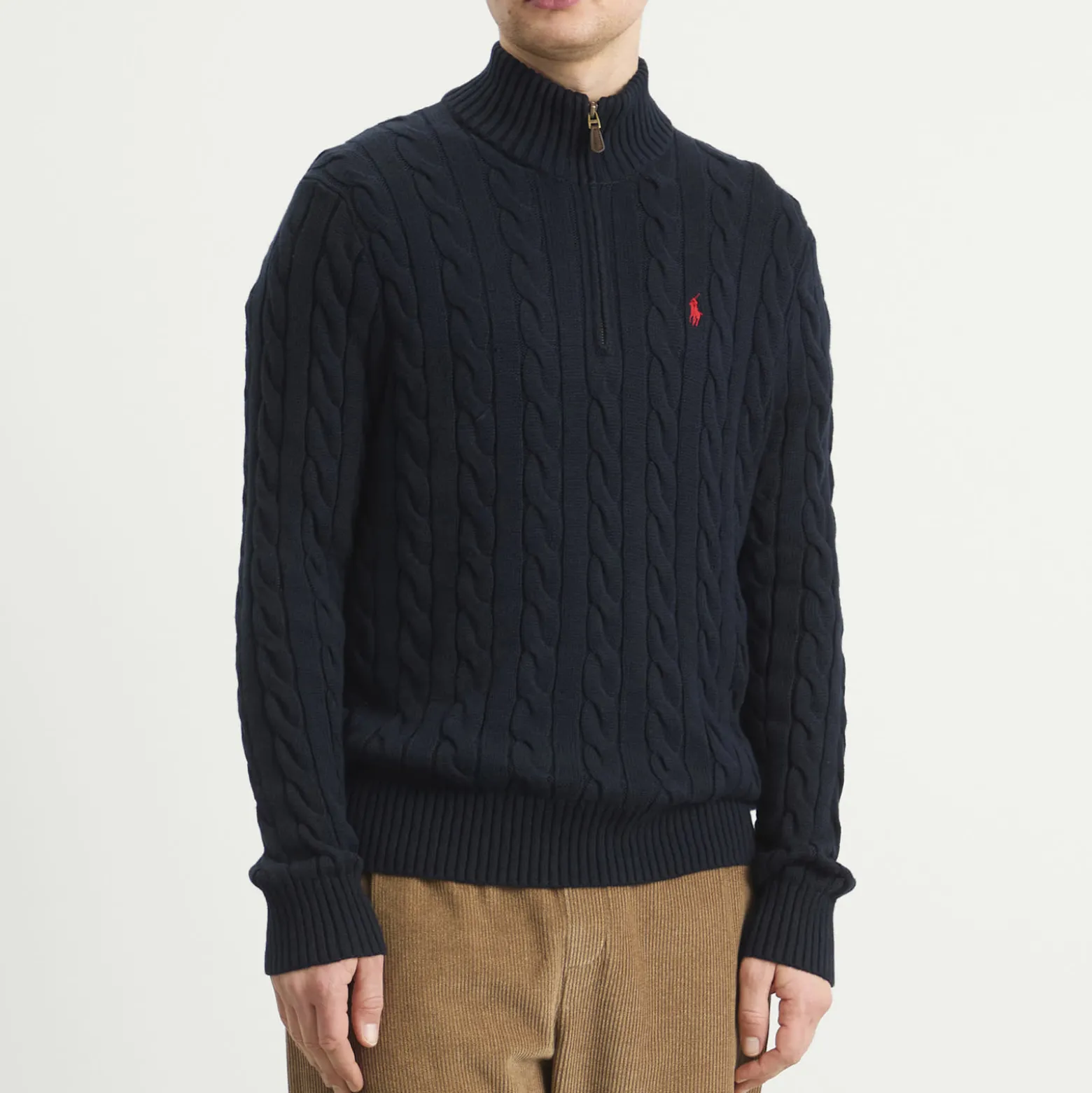 Polo Ralph Lauren Cable Knit Half Zip Jumper