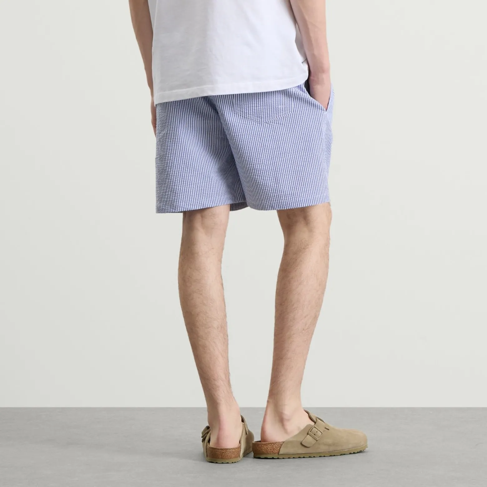 Polo Ralph Lauren Seersucker Stripe Traveler Swim Shorts