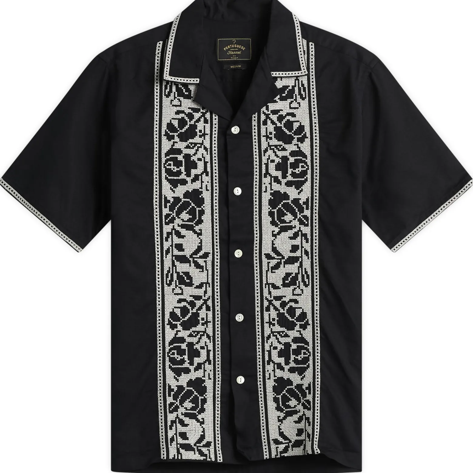 Portuguese Flannel Cross Stitch Vacation Shirt
