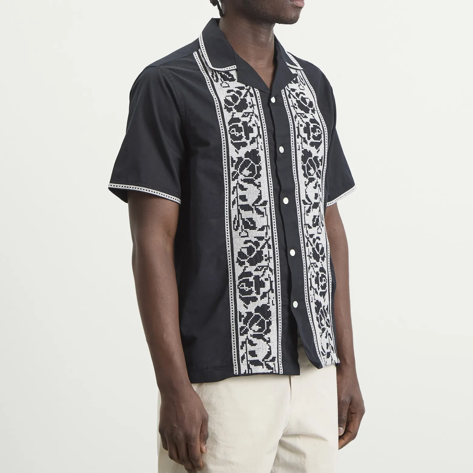 Portuguese Flannel Cross Stitch Vacation Shirt