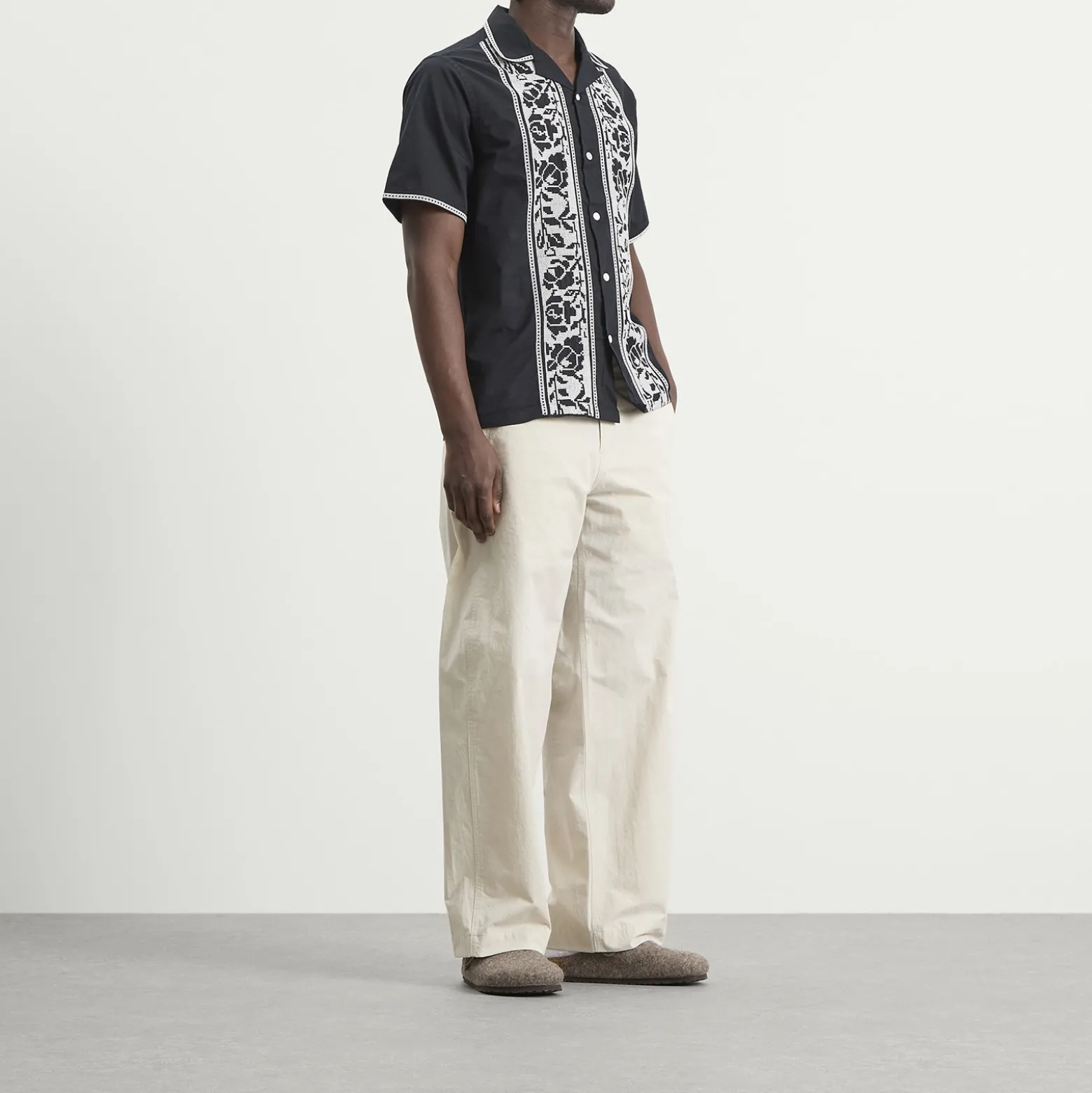 Portuguese Flannel Cross Stitch Vacation Shirt