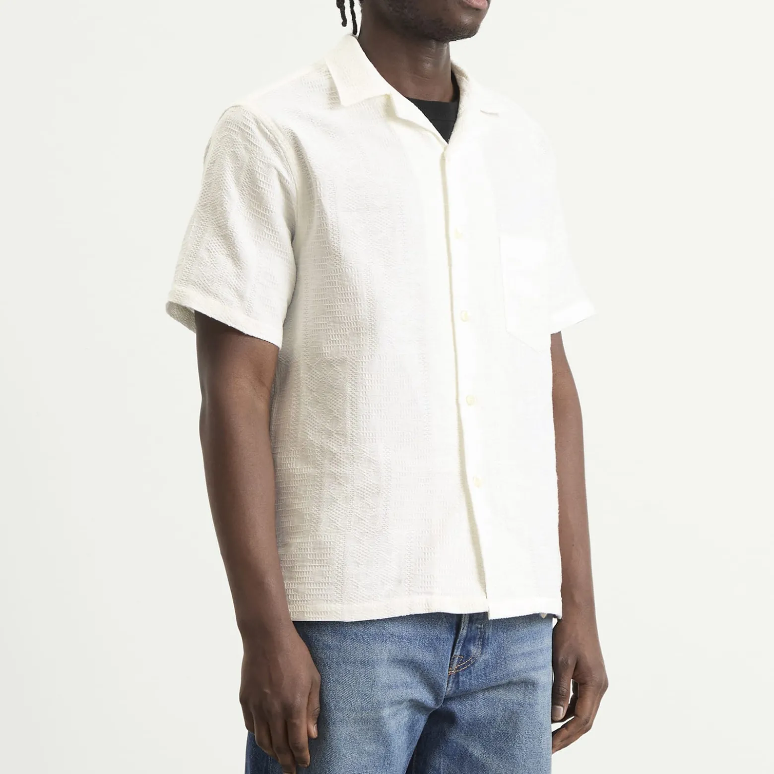 Portuguese Flannel Reeve Jacquard vacation Shirt