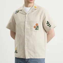 Portuguese Flannel Spring Embroidery Vacation Shirt