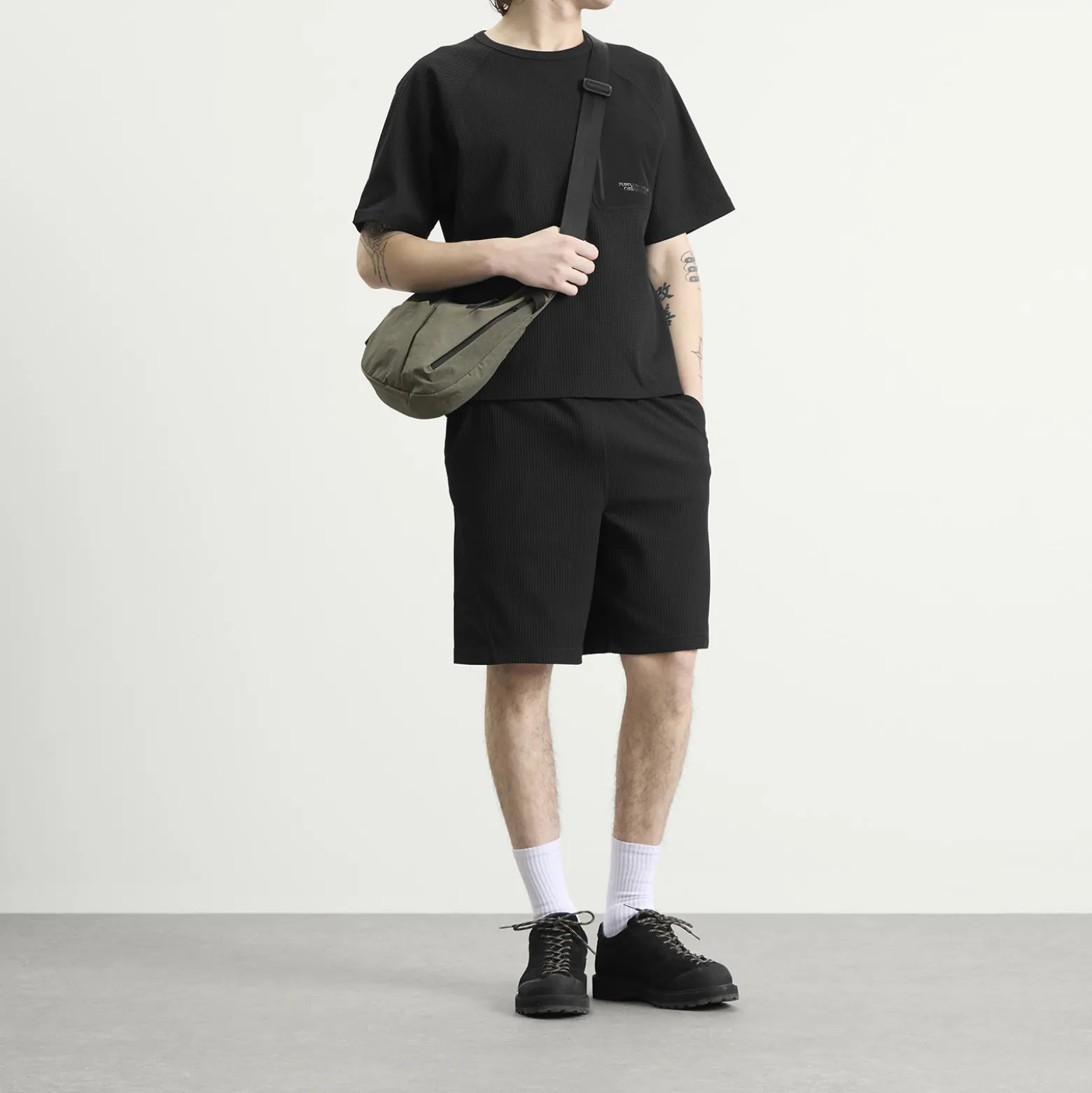 Purple Mountain Observatory Waffle Shorts