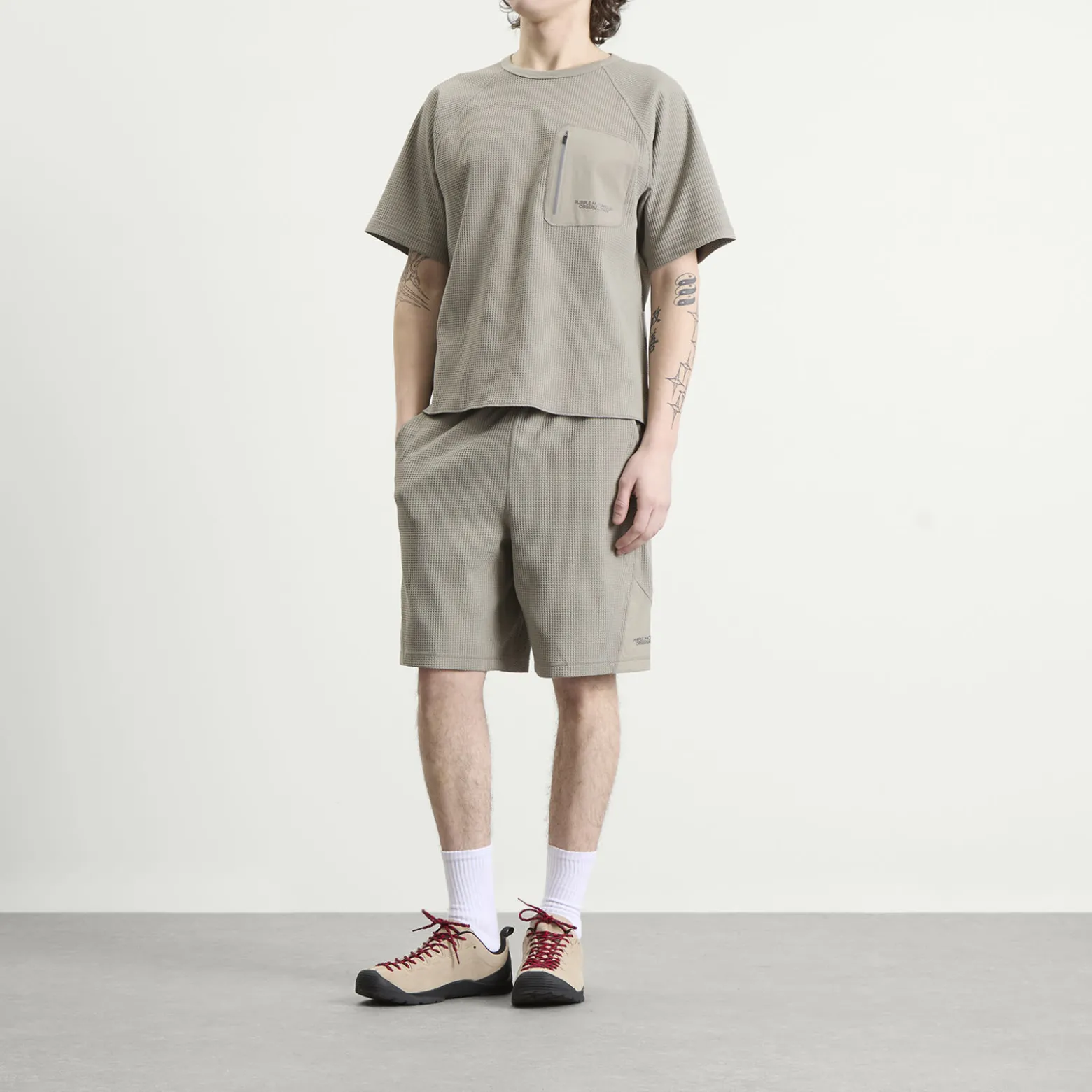 Purple Mountain Observatory Waffle Shorts
