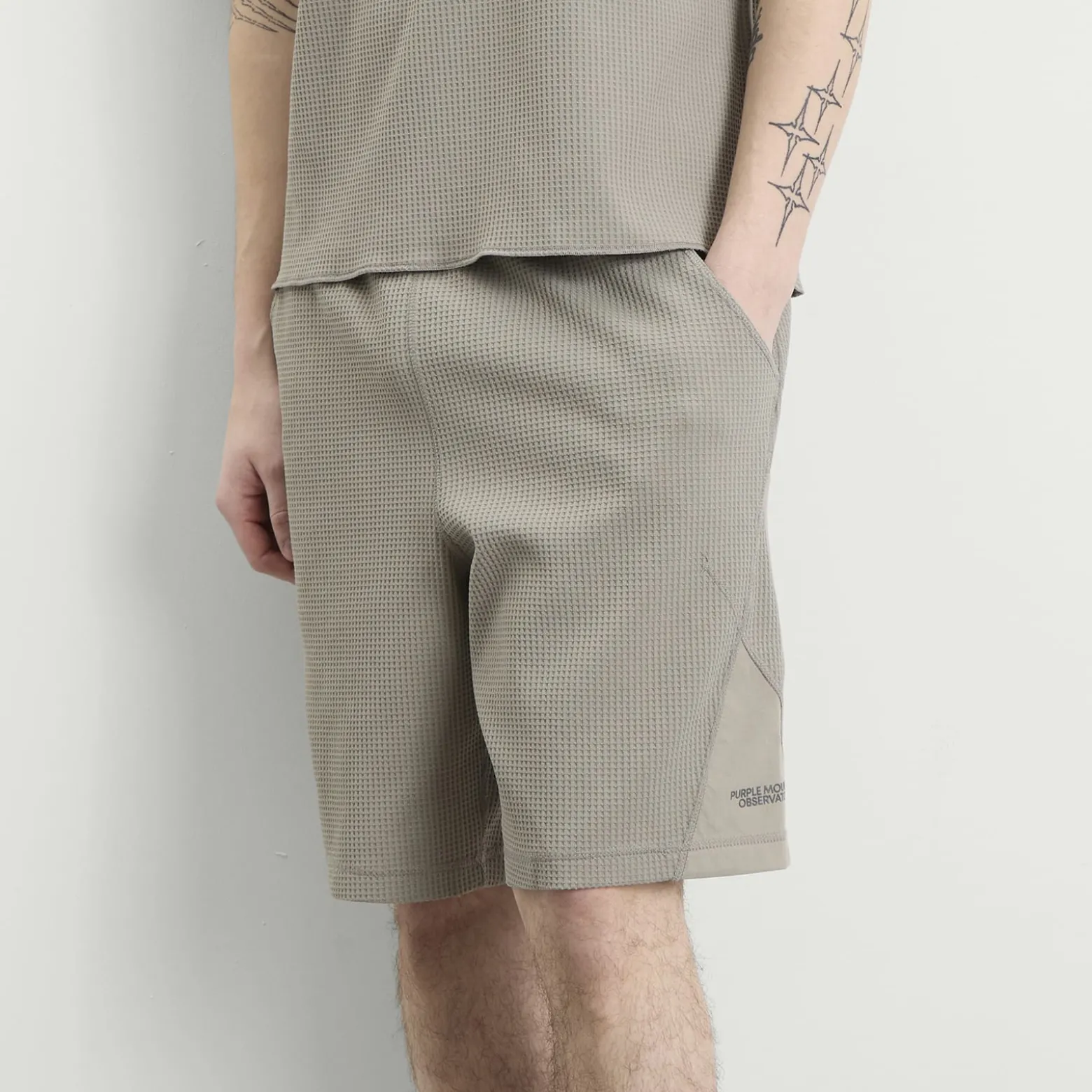 Purple Mountain Observatory Waffle Shorts