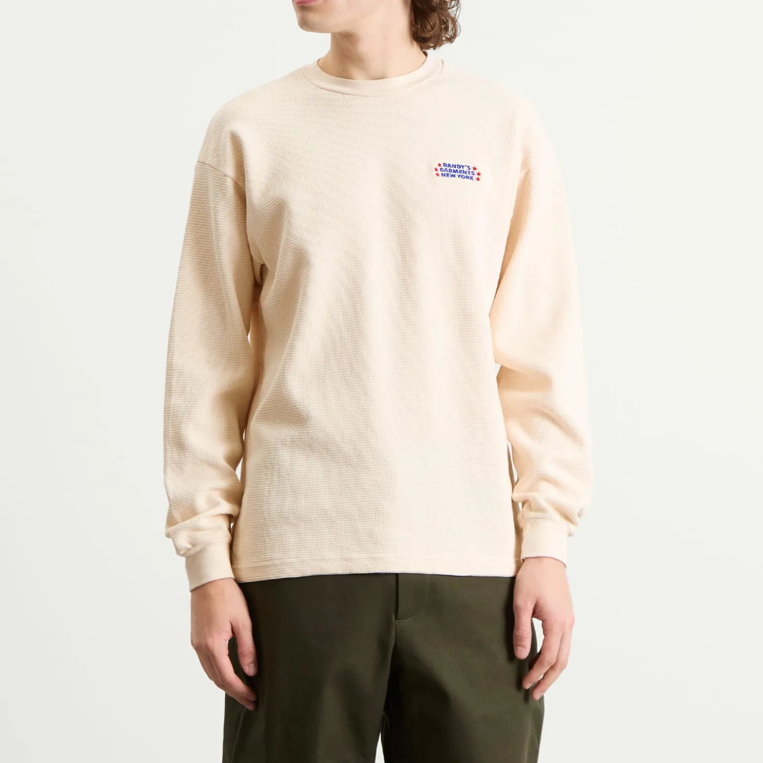 Randy’sGarments Heavyweight Thermal Crew Neck Sweatshirt