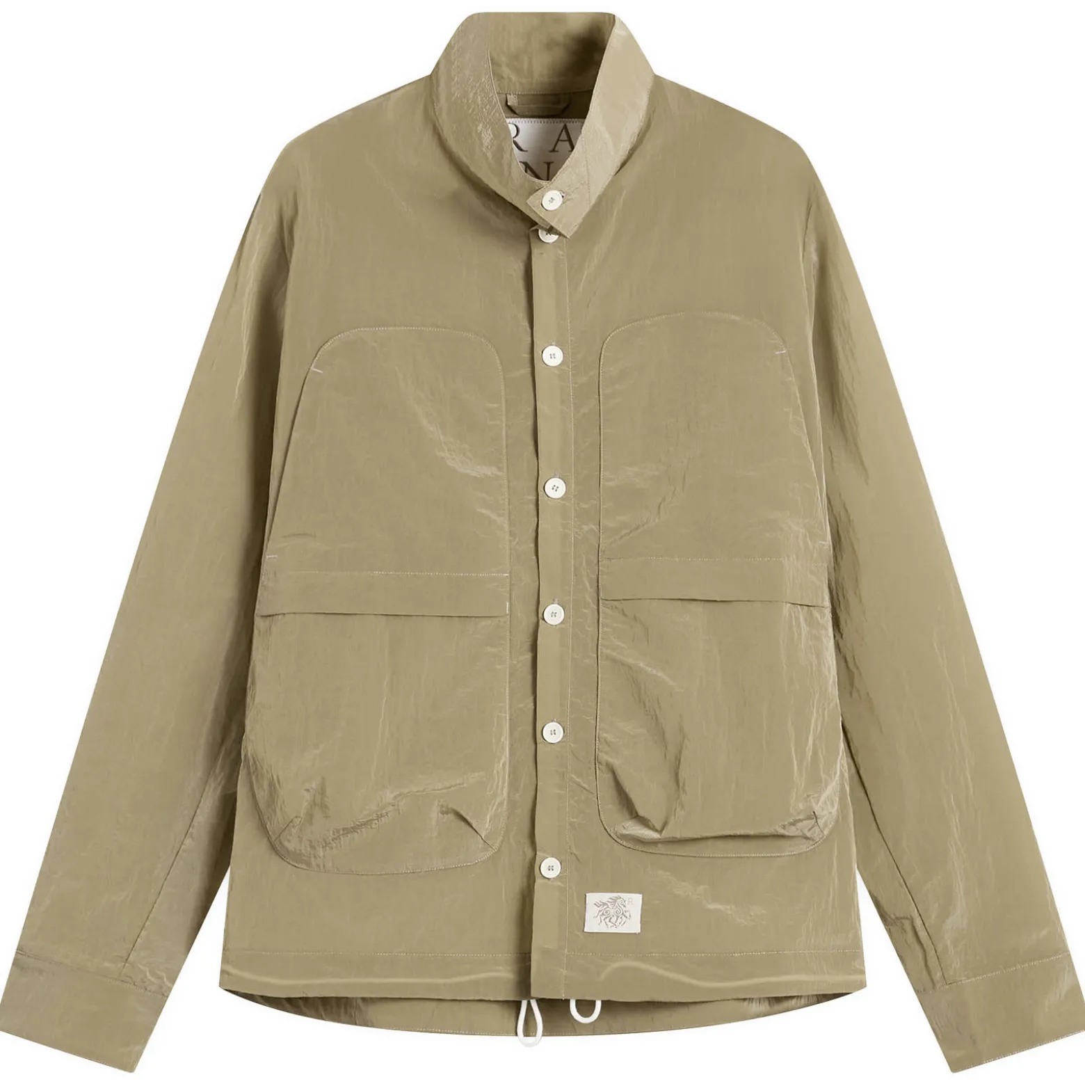 Ranra Epitome Shiny Nylon Overshirt