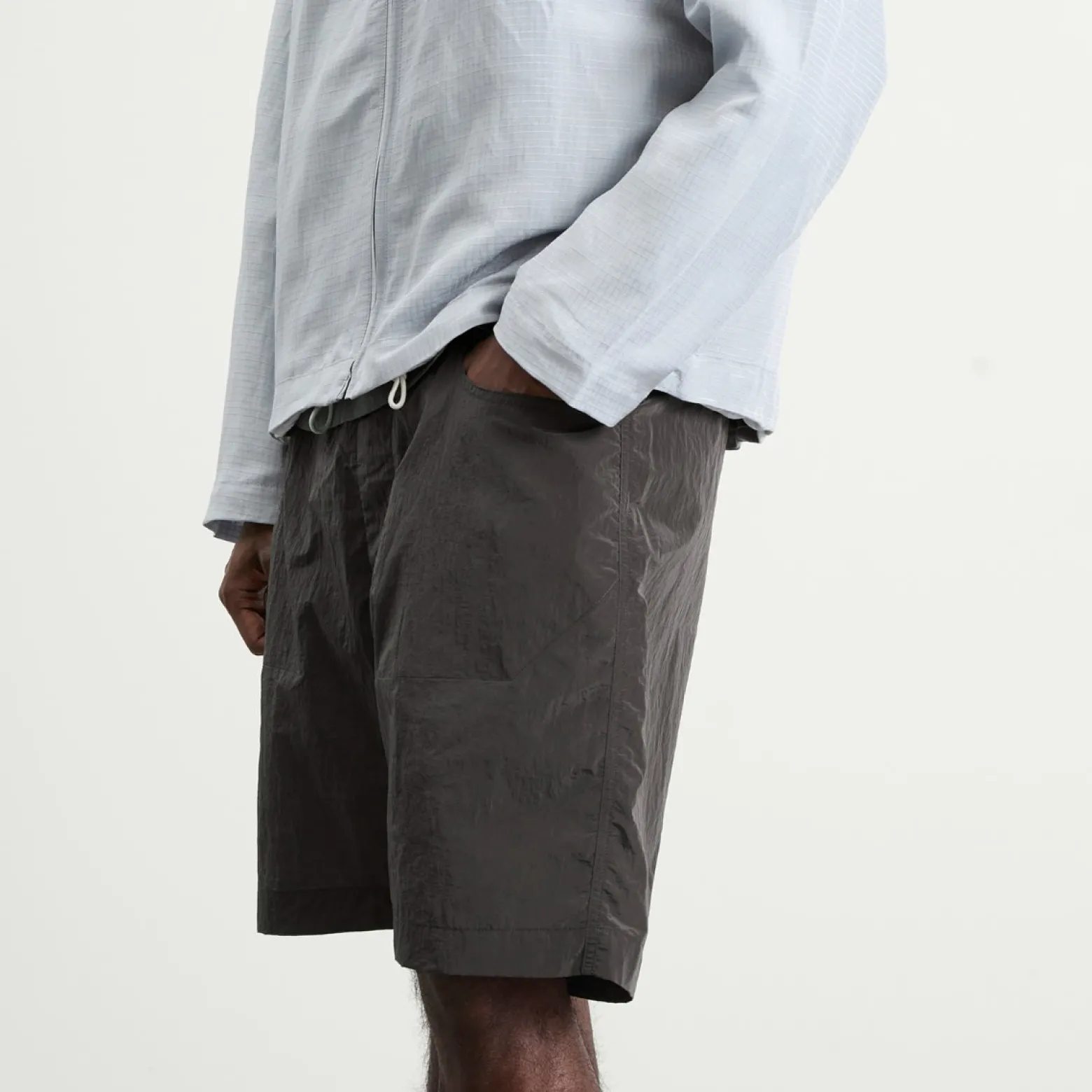 Ranra Stroller Shiny Nylon Shorts