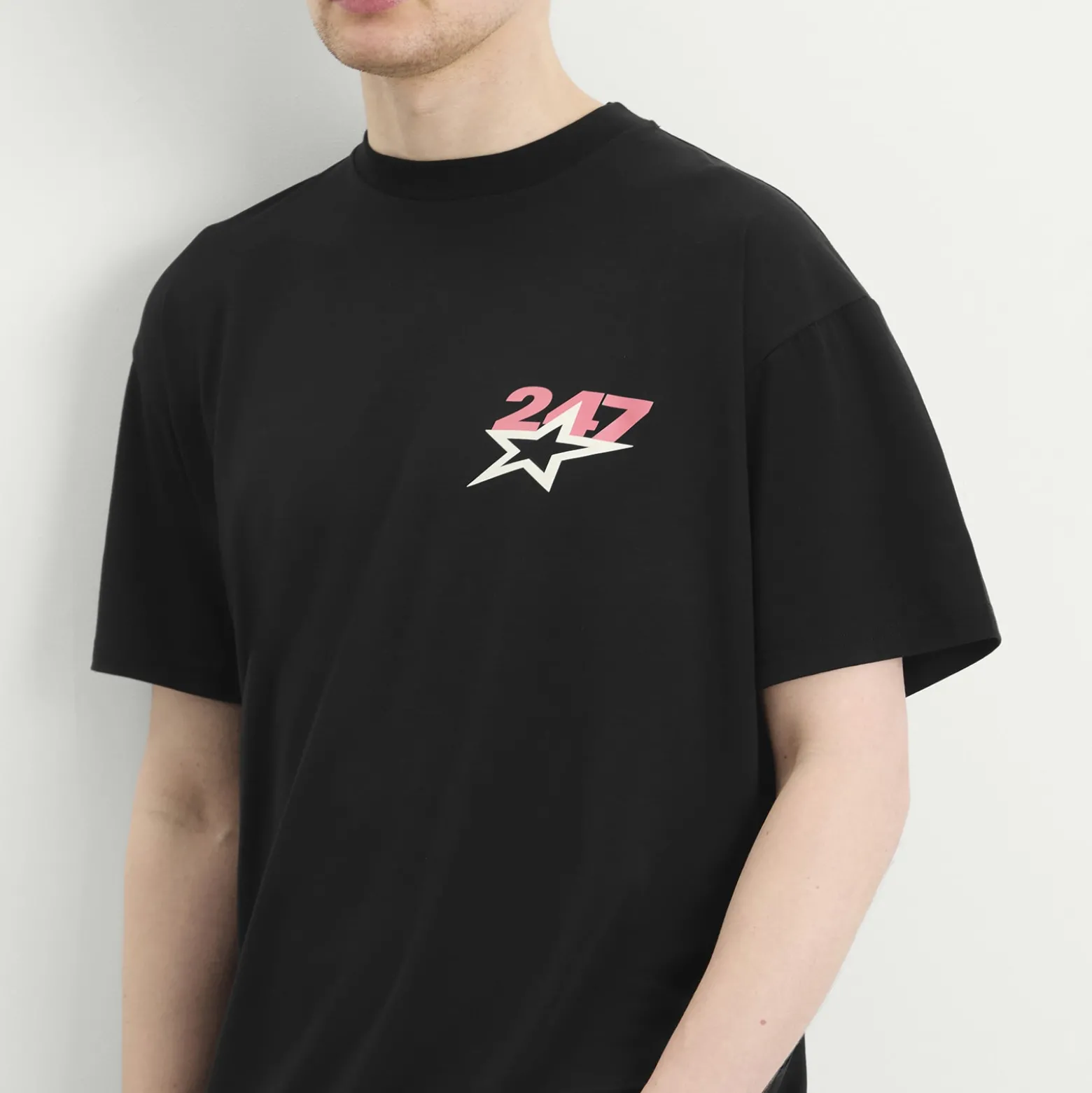 Represent Team 247 Star Print Oversized T-Shirt