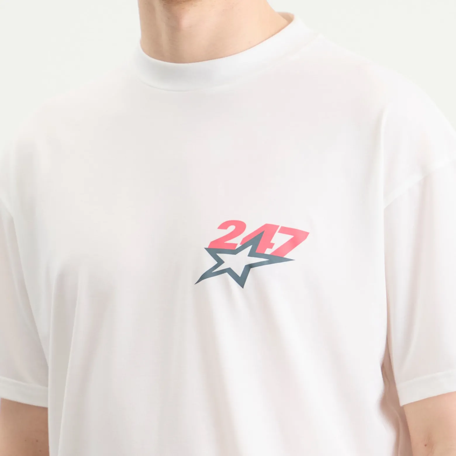 Represent Team 247 Star Print Oversized T-Shirt
