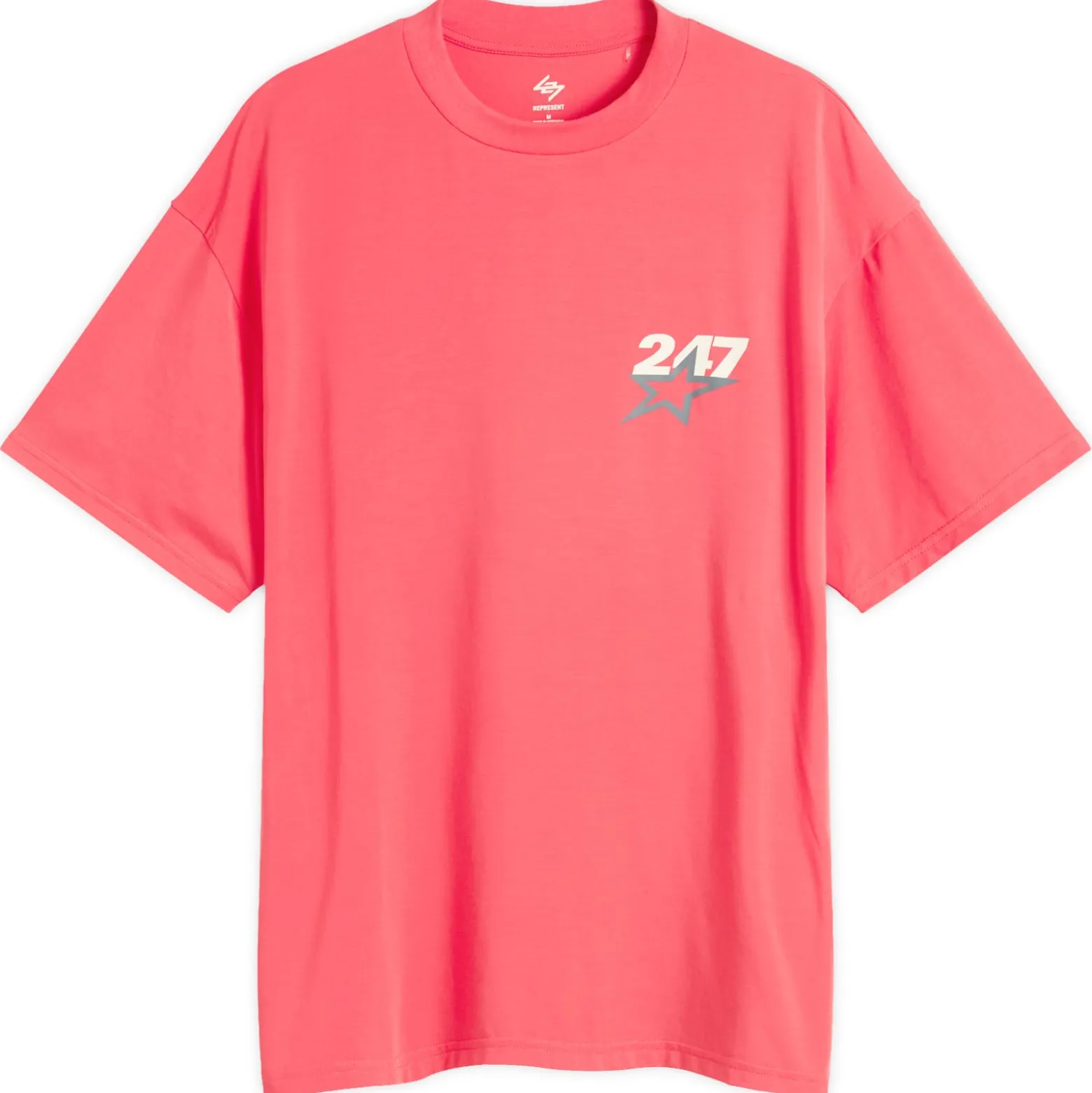 Represent Team 247 Star Print Oversized T-Shirt