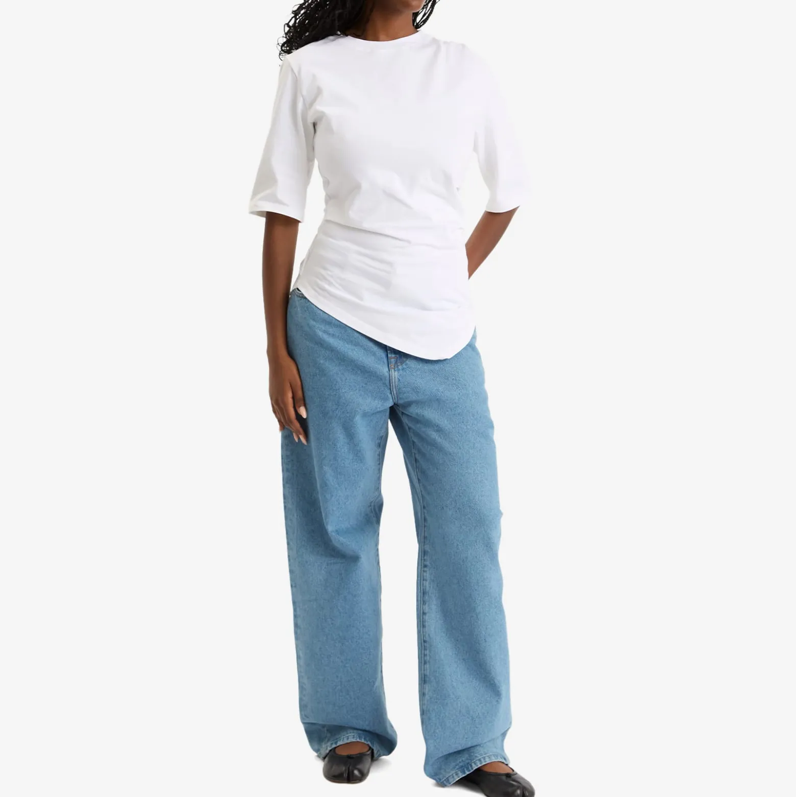 Róhe Baggy Fit Denim Jeans