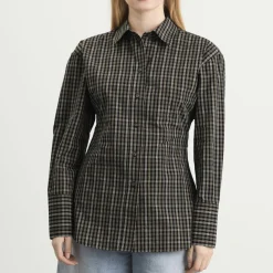 Róhe Shaped Check Shirt
