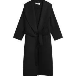 Róhe Signature Double-Faced Scarf Coat With Belt