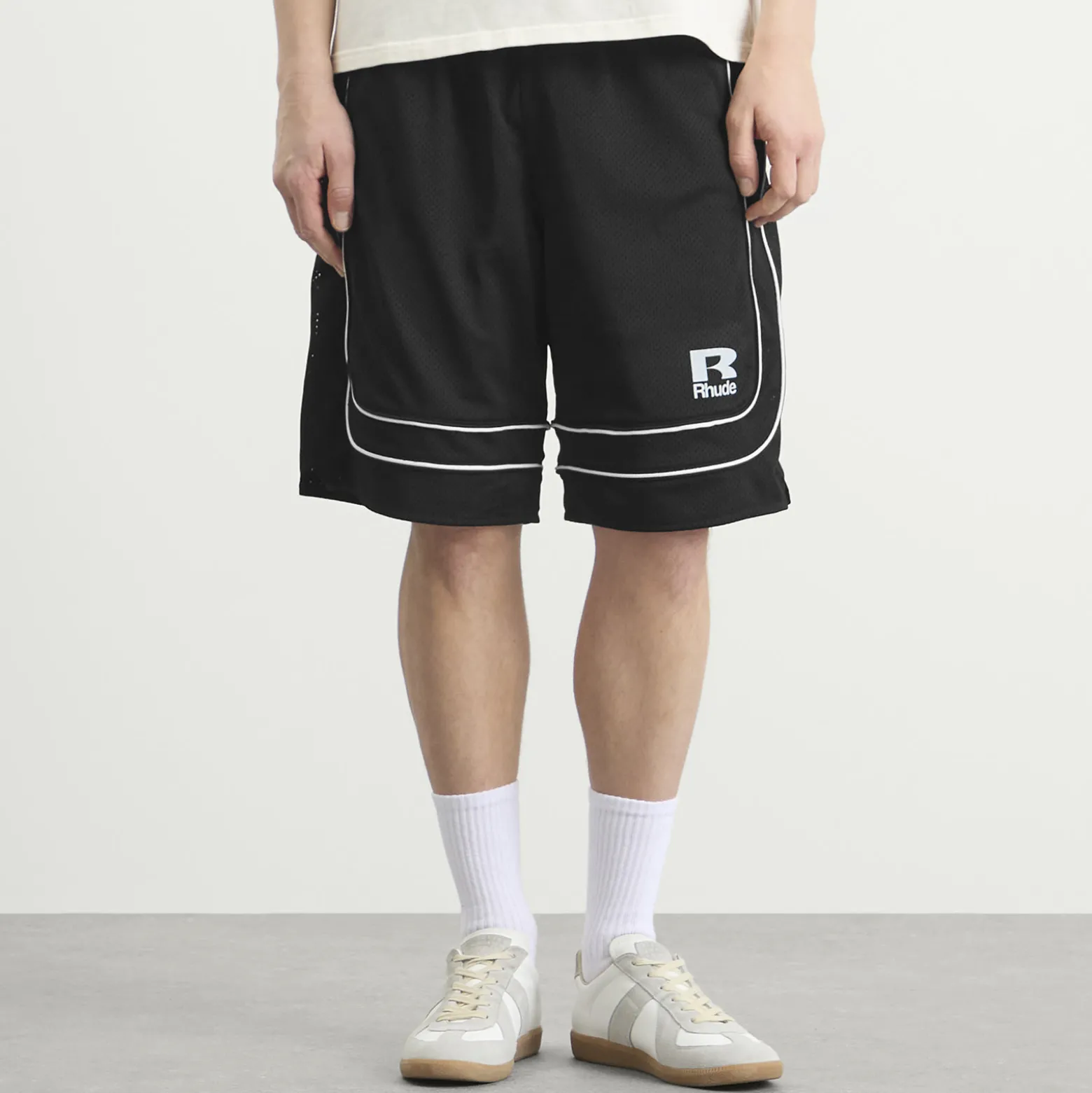 Rhude Baggy Mesh Basketball Shorts