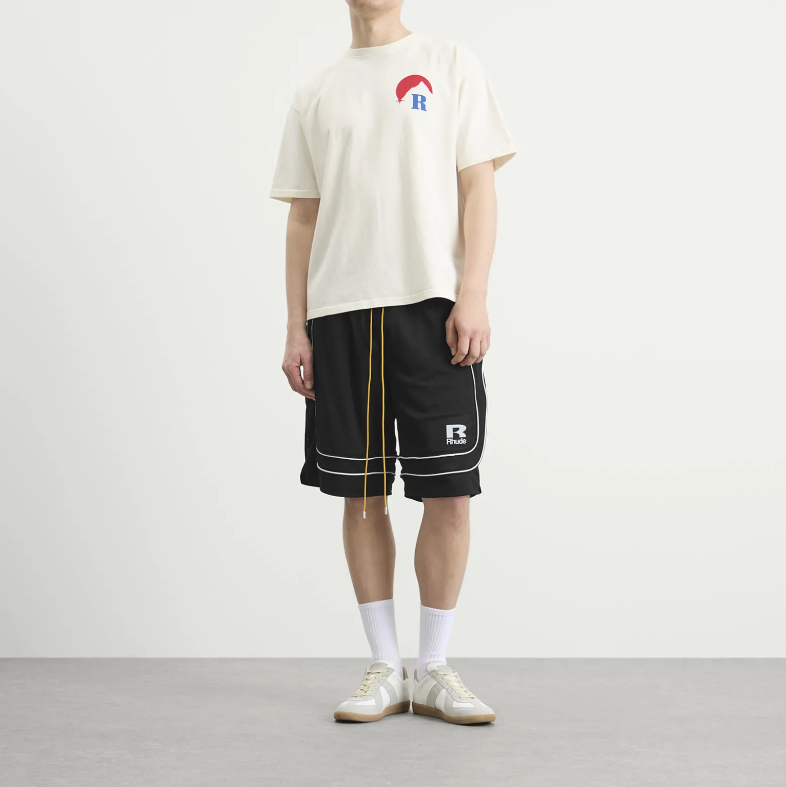 Rhude Baggy Mesh Basketball Shorts