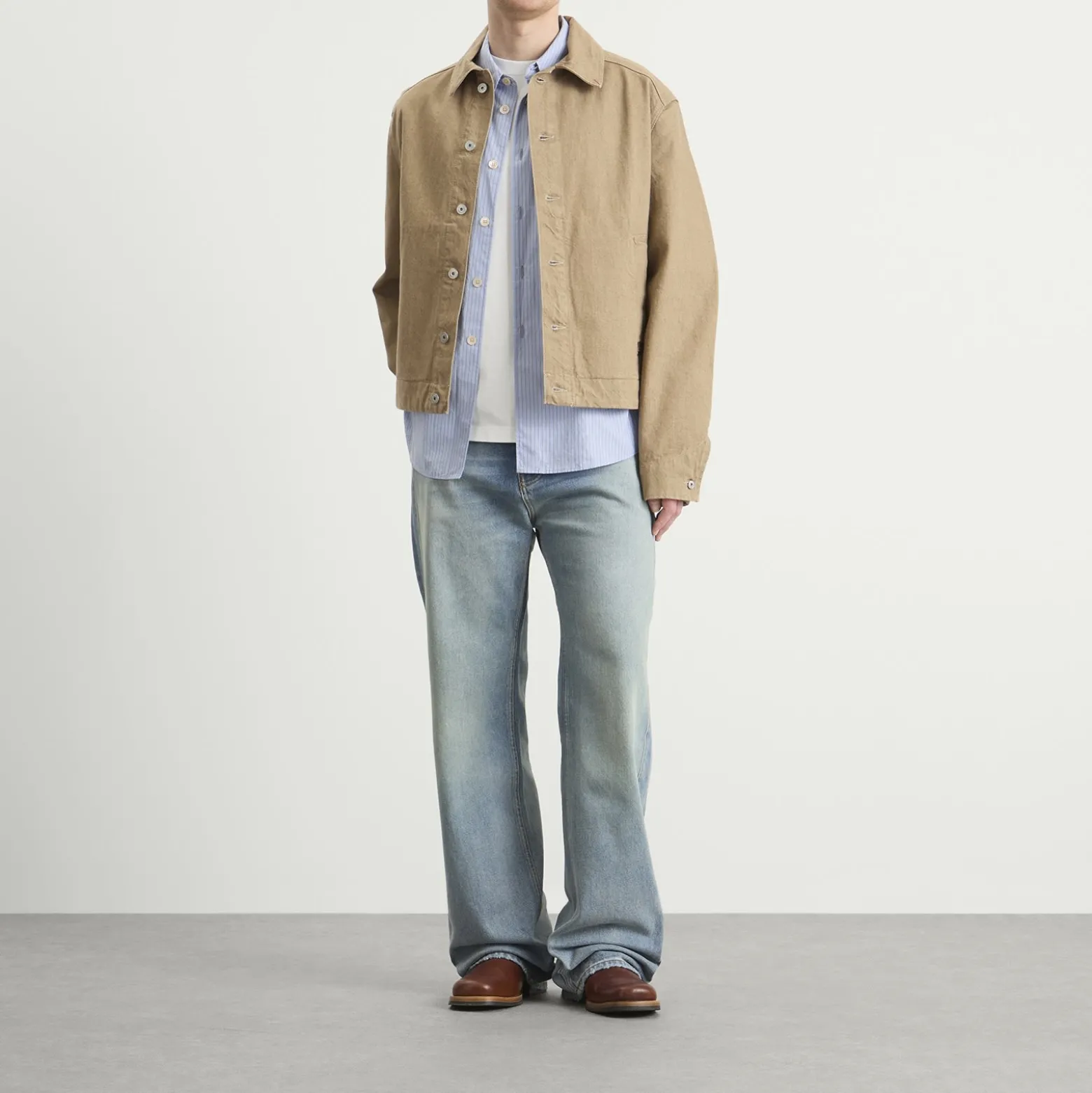 Rhude Relaxed Traxedo Denim Jeans