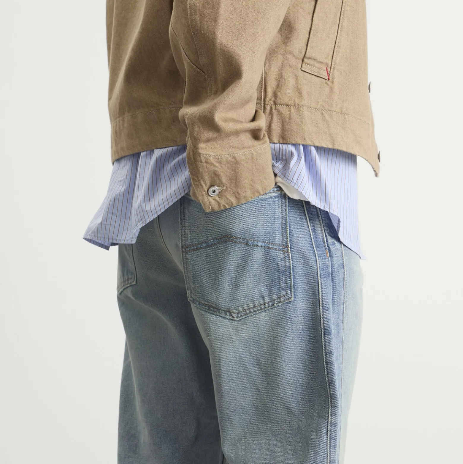 Rhude Relaxed Traxedo Denim Jeans