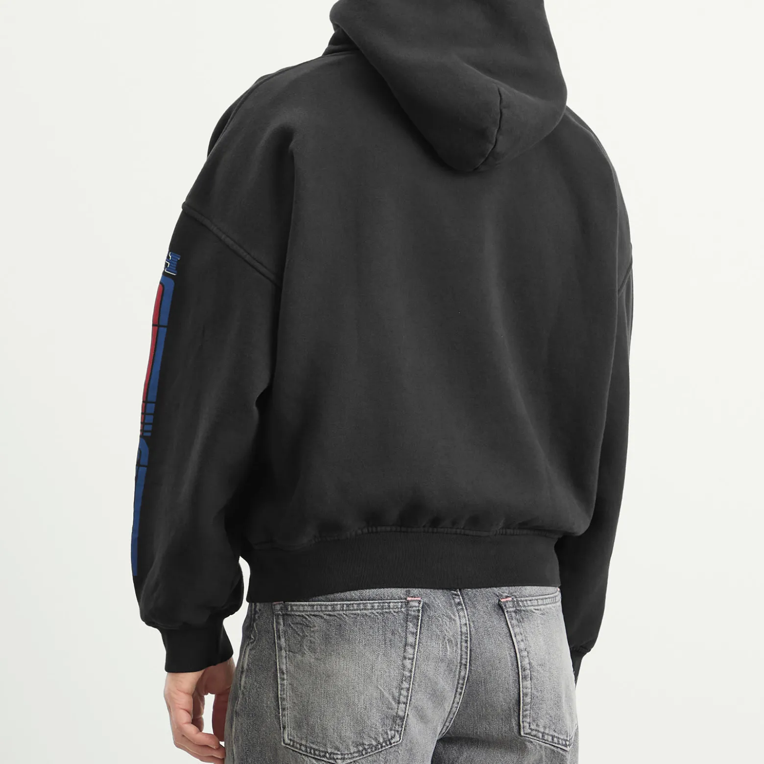 Rhude Split Petrol Logo Hoodie