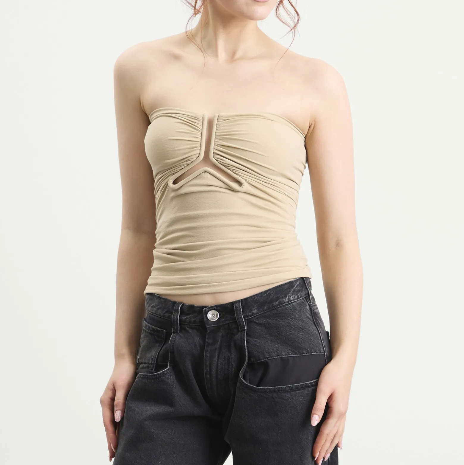 Rick Owens Alannah Prong Bustier Top