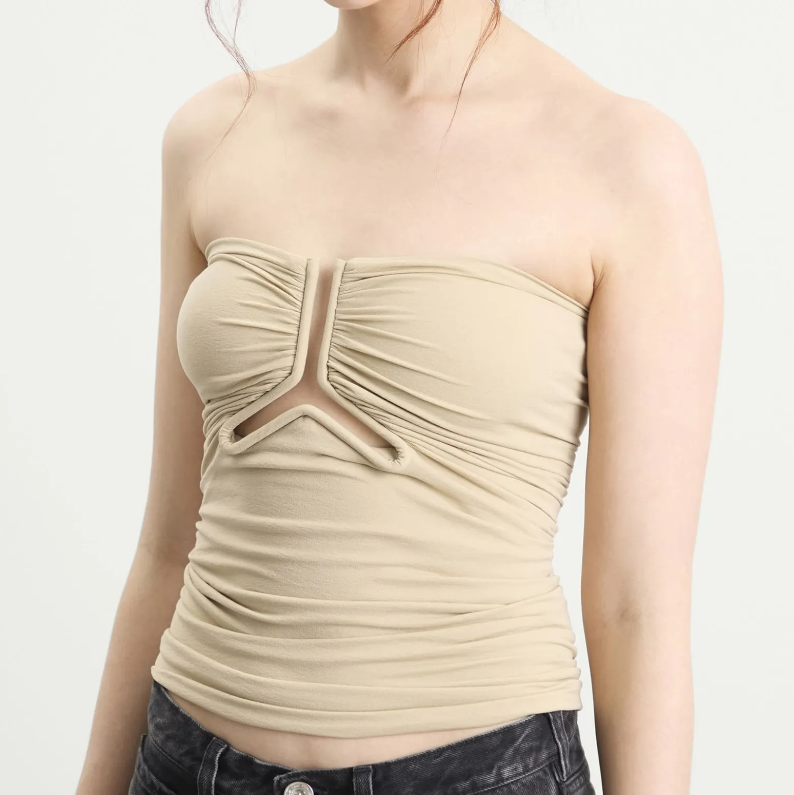 Rick Owens Alannah Prong Bustier Top
