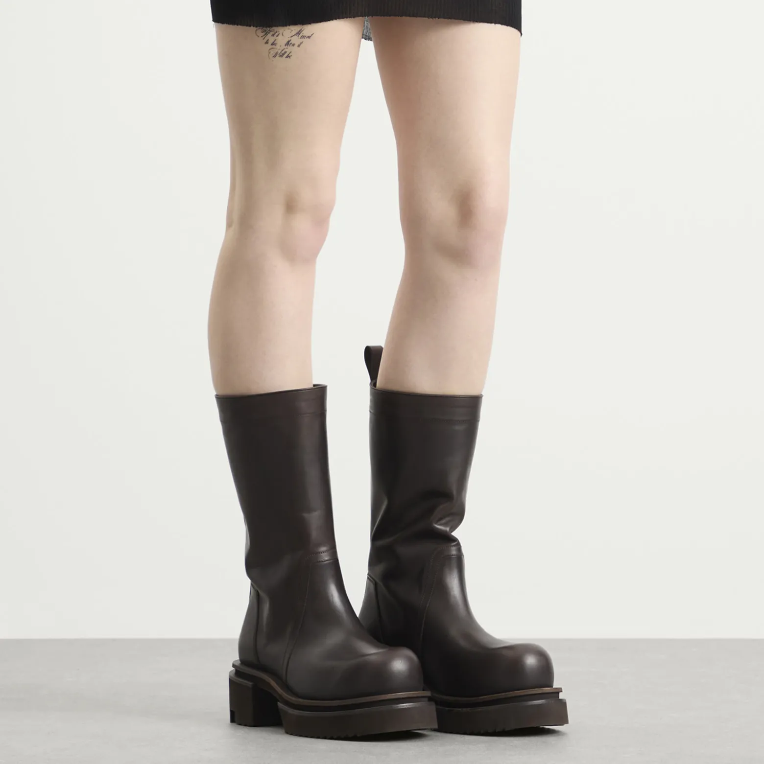 Rick Owens Bogun Calf Boots