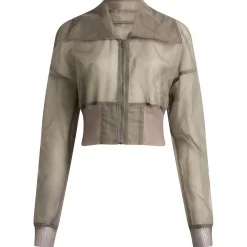 Rick Owens Dracucollar Cropped Bomber Jacket