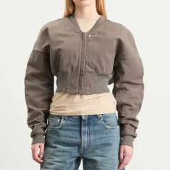 Rick Owens DRKSHDW Cropped Flight Jacket