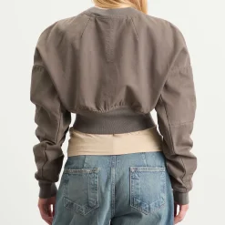 Rick Owens DRKSHDW Cropped Flight Jacket