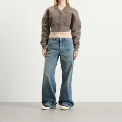 Rick Owens DRKSHDW Cropped Flight Jacket