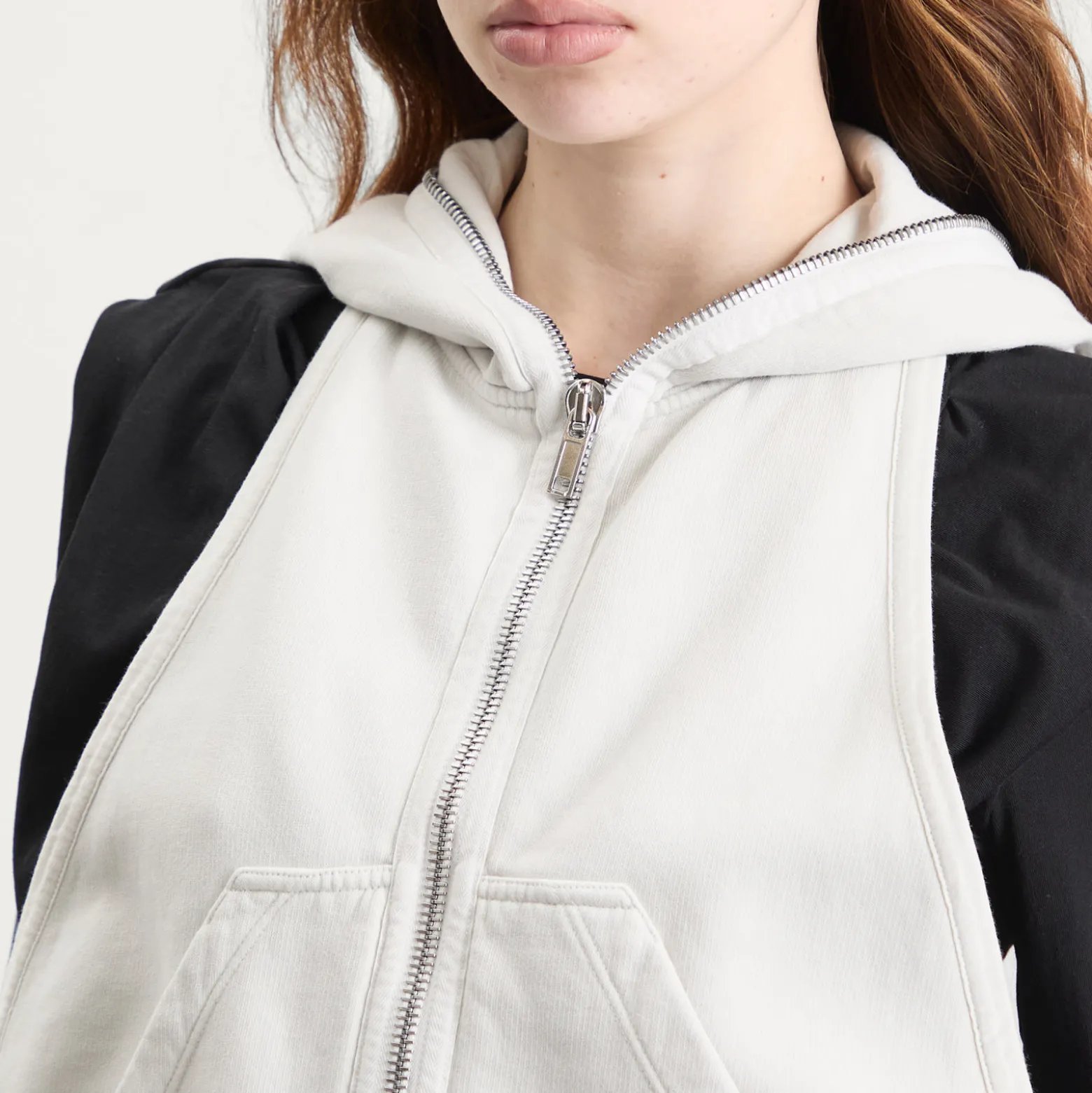 Rick Owens DRKSHDW Cyclops Gimp Sleeveless Hoodie