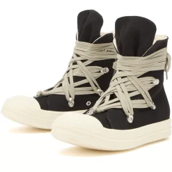 Rick Owens DRKSHDW Denim Megalace Sneakers