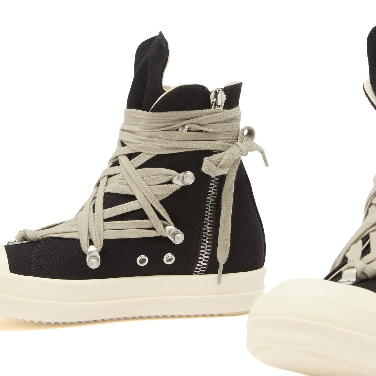 Rick Owens DRKSHDW Denim Megalace Sneakers