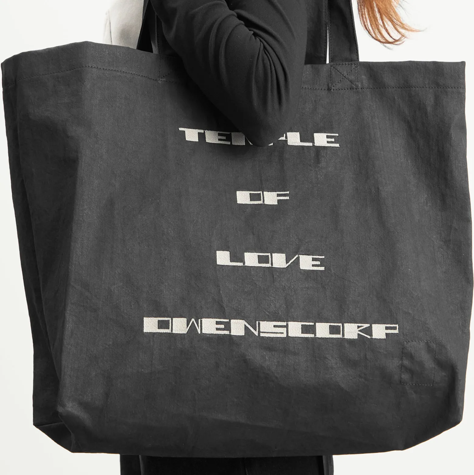 Rick Owens DRKSHDW Temple of Love Tote Bag