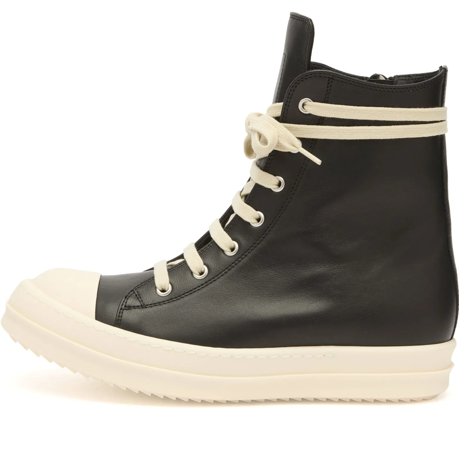 Rick Owens High Top Lace Up Sneakers