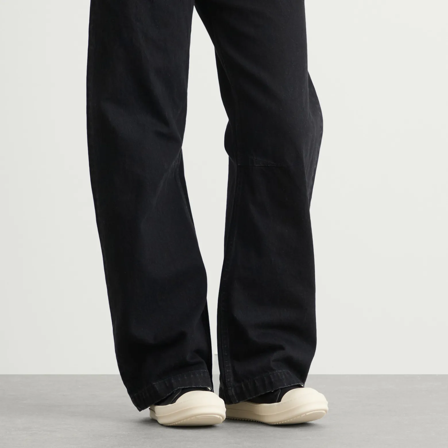 Rick Owens High Top Lace Up Sneakers