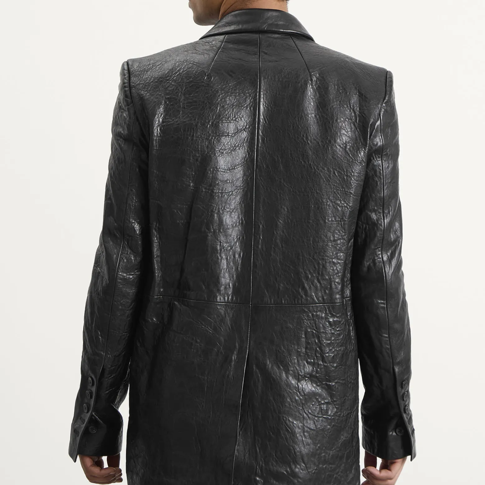 Rick Owens Leather Blazer