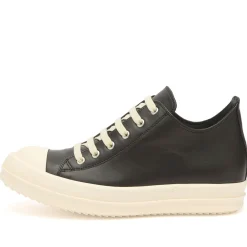 Rick Owens Leather Low Sneakers