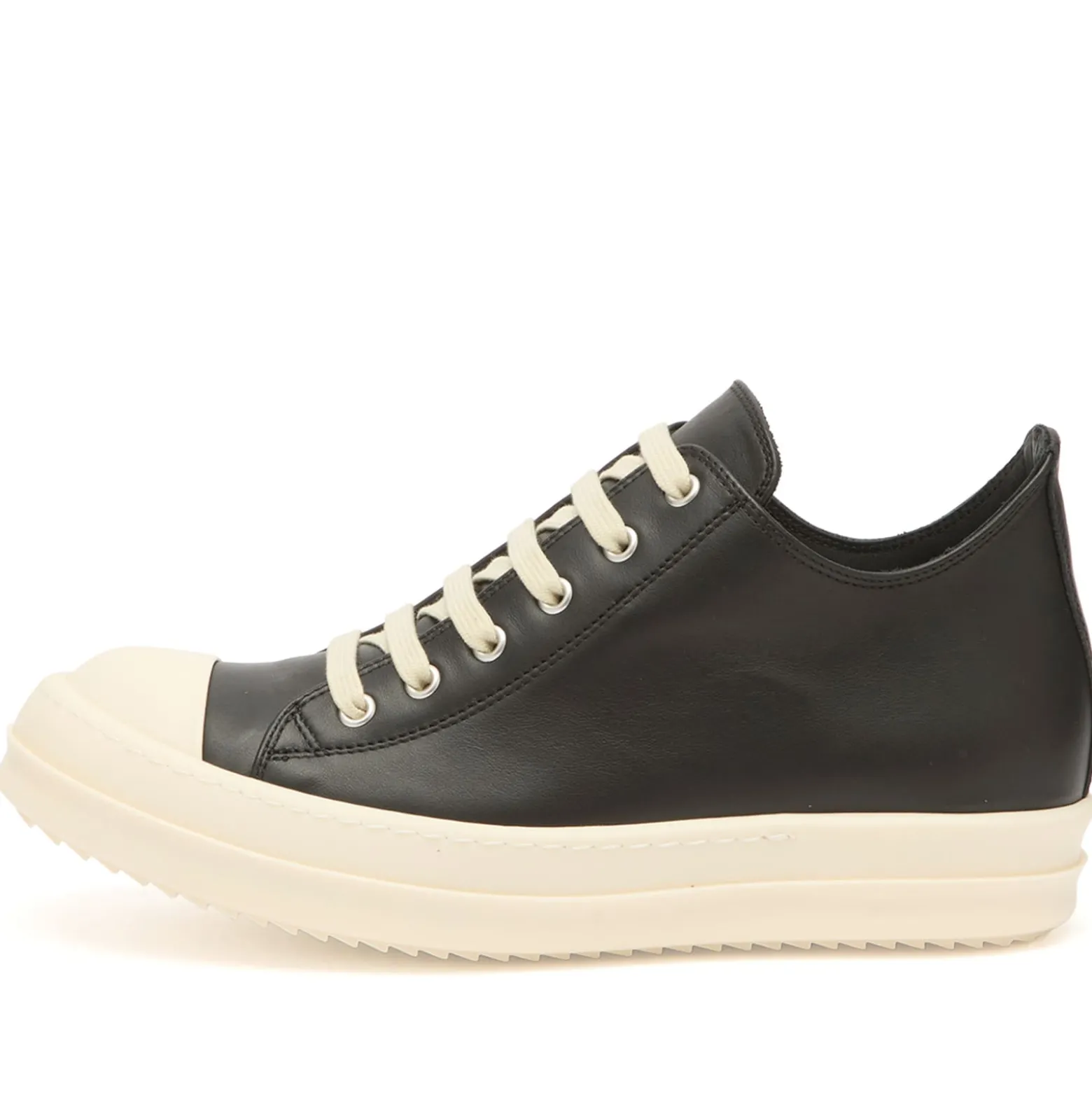 Rick Owens Leather Low Sneakers