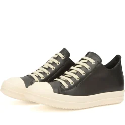 Rick Owens Leather Low Sneakers