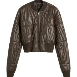 Rick Owens x Moncler Geocamo Cropped Leather Jacket